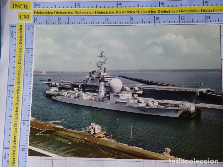 Postcards: POSTAL DE FRANCIA. BARCOS BUQUES MILITARES EN BREST. FRAGATA SUFFREN PORTAAVIONES FOCH 3517