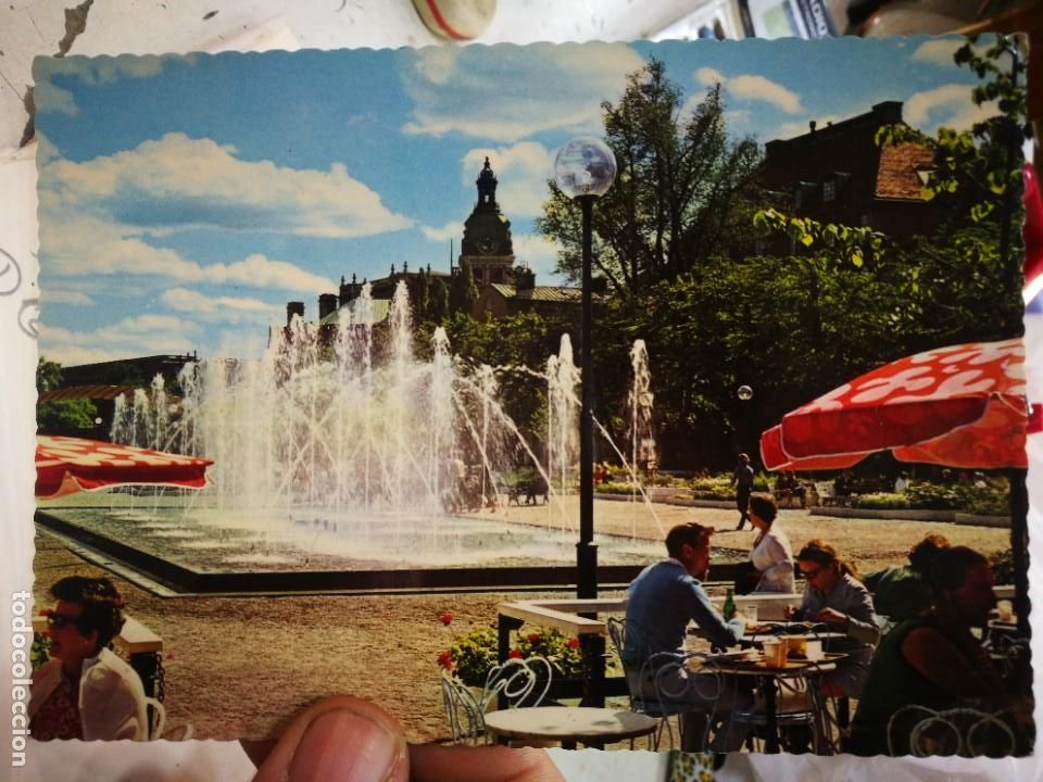 Postales: Postal Estocolmo Kungstradgarden - Foto 1