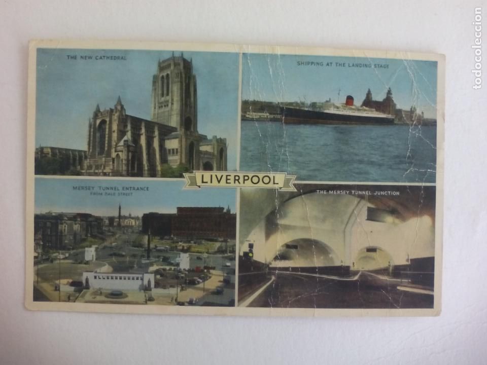 Postcards: POSTAL. LIVERPOOL. L0717 NEWCOLOR, DENNIS PRODUCTIONS. A&Ntilde;OS 60. ESCRITA. POST CARD.
