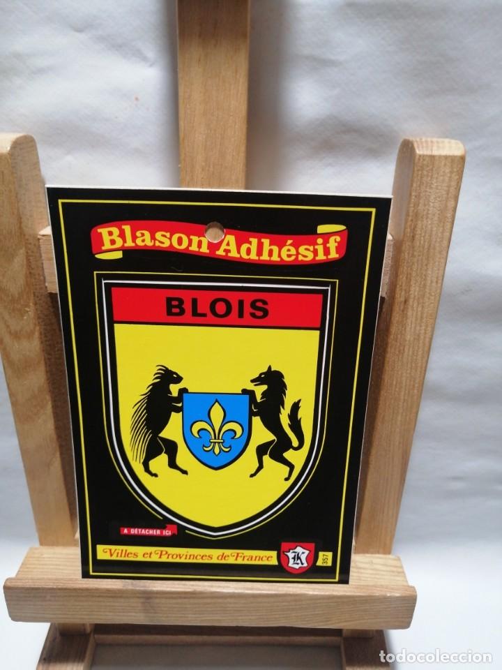Postcards: POSTAL BLOIS BLASON ADHESIF