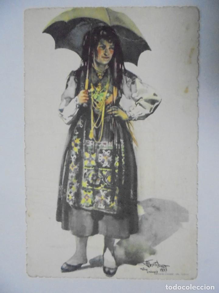 Postcards: TARJETA POSTAL DE PORTUGAL. SERIE B. COSTUMES PORTUGUESES. N&ordm; 7. VIANA DO CASTELO. LAVRADEIRA