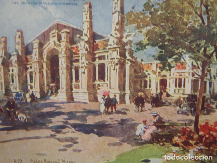 Postales: CARTOLINA EXPOSICION DE MILAN 1906 - AUTOMOBILISMO E CICLISMO