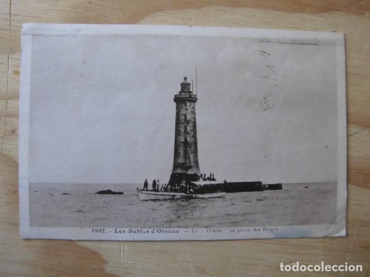 Postales: POSTAL ANTIGUA LES SABLES D'OLONNE FRANCIA CIRCULADA