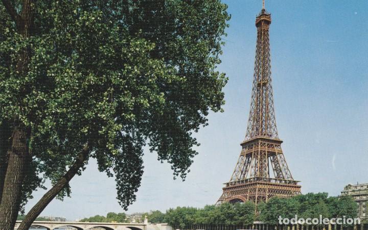 Postales: FRANCIA - PARIS - LA TOUR EIFFEL ET LA SEINE - A&Ntilde;OS 70 - NUEVA - ED. D&acute;AUTEUIL