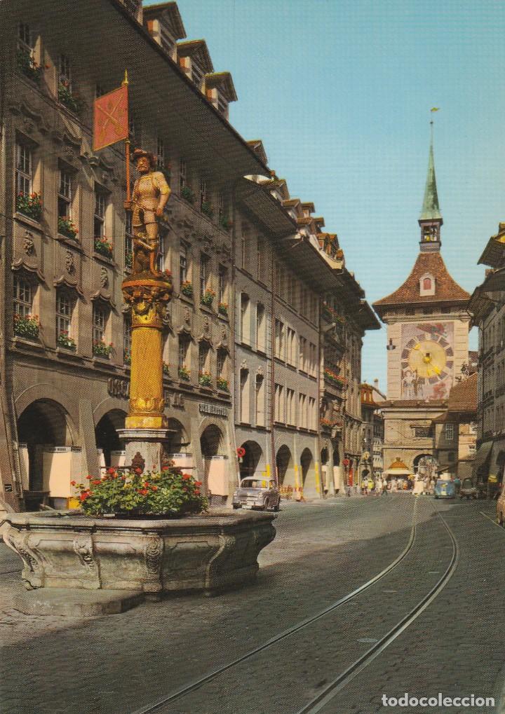 Postales: SUIZA - SWITZERLAND - BERNA / BERN - FUENTE ARCABUCERO Y TORRE RELOJ - NUEVA -ED. PHOTOGLOB -A&Ntilde;OS 70