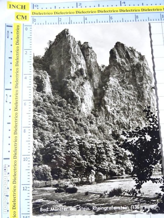 Cartoline: ANTIGUA POSTAL DE ALEMANIA. BAD M&Uuml;NSTER AM STEIN RHEINGRAFENSTEIN. 1691