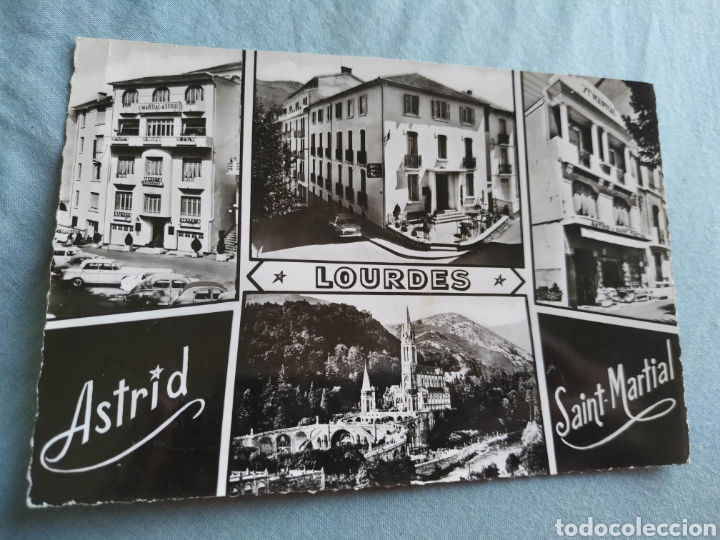 Postkarten: Postal postcard Lourdes Astrid Saint-Martial hotel escrita en el reverso