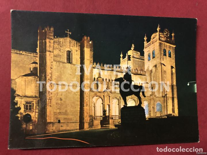 Postales: POSTAL CATEDRAL DE OPORTO, PORTUGAL VISTA NOCTURNA