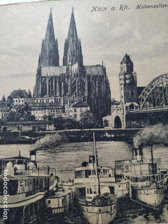 Cartoline: Tira, acorde&oacute;n postales antiguas de Colonia (Kon) Alemania