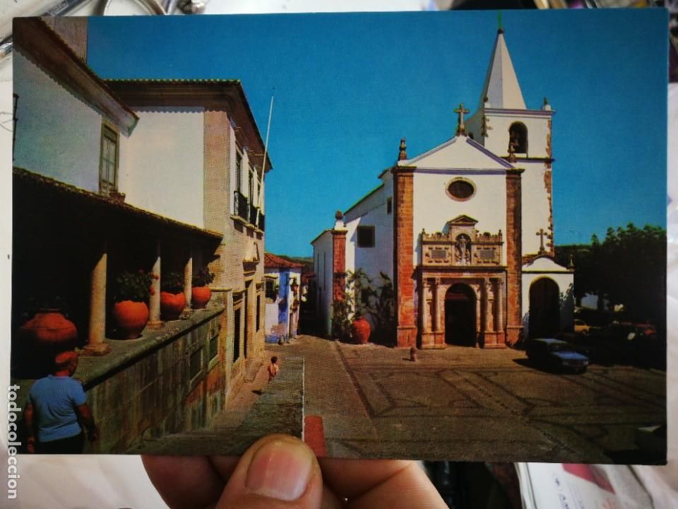 Postales: Postal OBIDOS PORTUGAL Iglesia de Santa Mar&iacute;a S/C