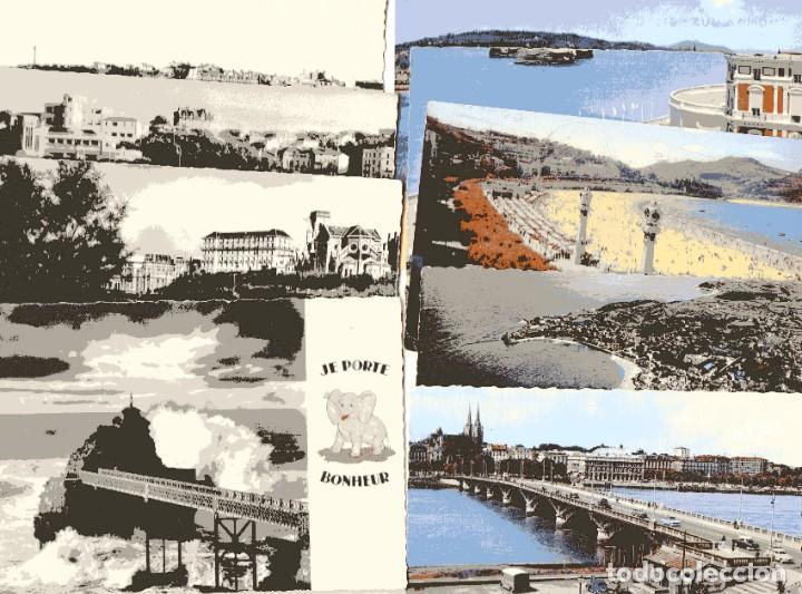 Postales: Ad299 FRANCIA LOTE 9 postales vintage SANT JEAN DE LUZ-BIARRITZ-BAIONA-SAN SEBASTIAN