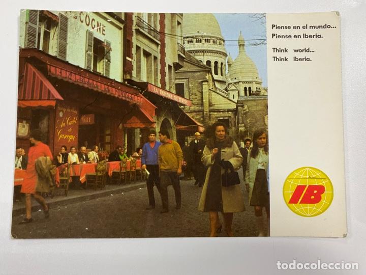 Postales: TARJETA POSTAL. PAR&Iacute;S. IBERIA. - Foto 1