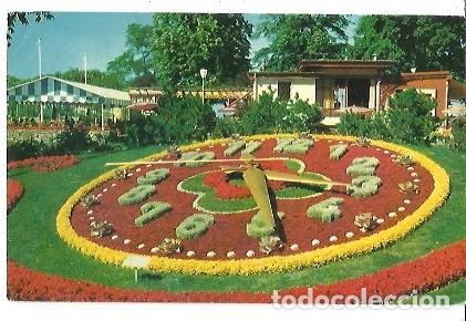 Cartoline: ANTIGUA POSTAL 549 GENEVE L'HORLOGE FLEURIE 1961