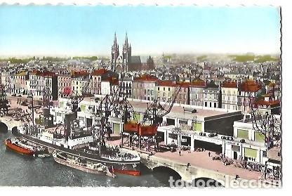 Postcards: ANTIGUA POSTAL PORT AUTONOME DE BORDEUX 29 FA&Ccedil;ADE DU QUAI DES CHARTRONS L'EGLISE SAINT LOUIS 1960