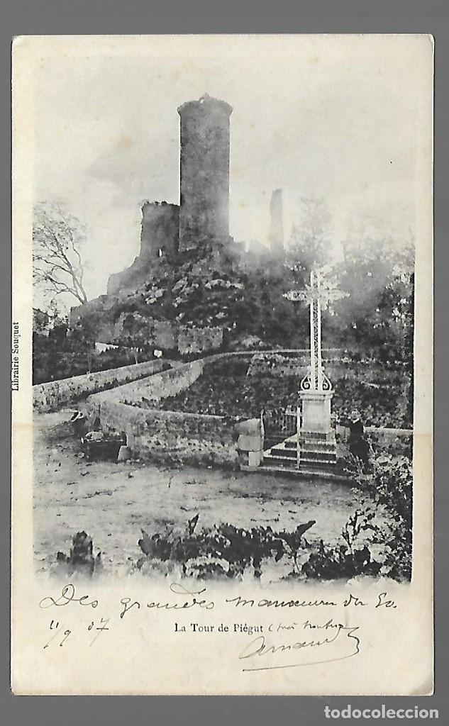 Postales: 1R- FRANCIA -POSTAL ANTIGUA - LA TOUR DE PIEGUT - ESCRITA EL 11- 9- 1.907