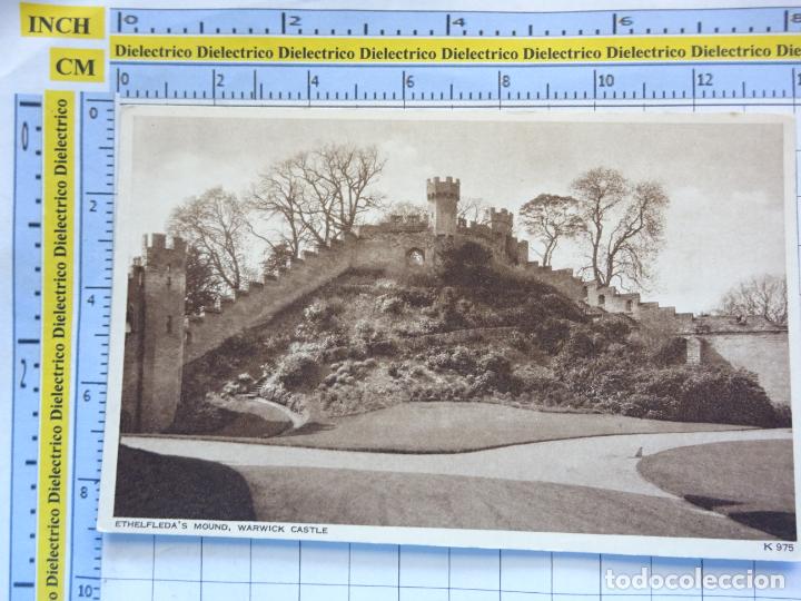 Postales: POSTAL DE REINO UNIDO GRAN BRETA&Ntilde;A. ETHELFLEDA'S MOUND WARWICK CASTLE. 878