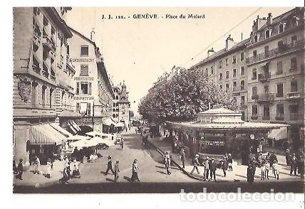 Postais: ANTIGUA POSTAL J J 122 GENEVE PLACE DU MOLARD