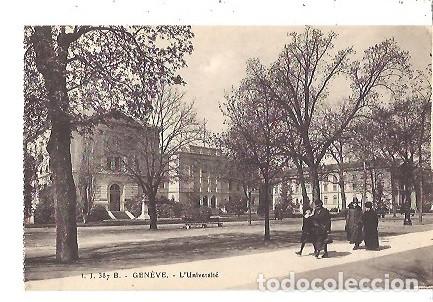 Postais: ANTIGUA POSTAL J J 387 B GENEVE L'UNIVERSIT&Eacute;