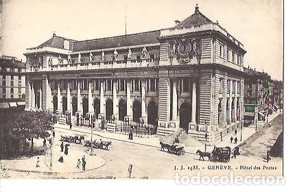 Cartoline: ANTIGUA POSTAL J J 1435 GENEVE HOTEL DES POSTES