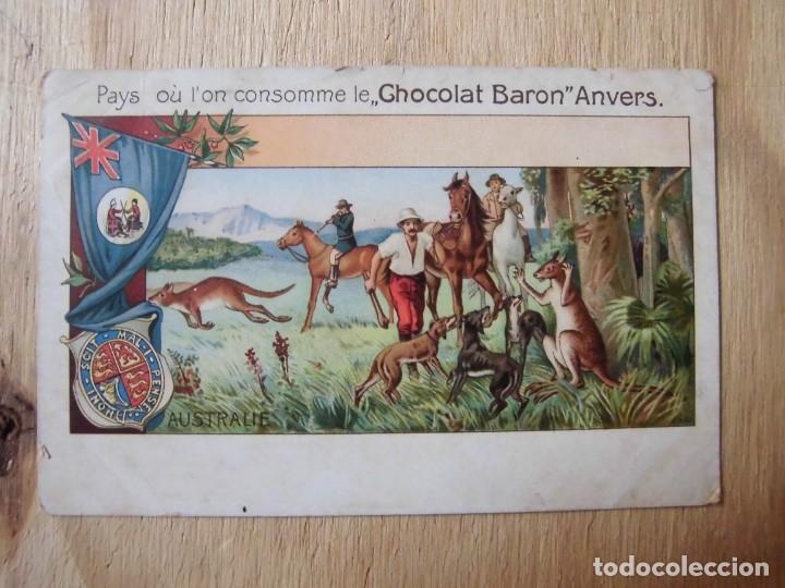 Postales: ANTIGUA POSTAL CHOCOLAT BARON ANVERS - Foto 1