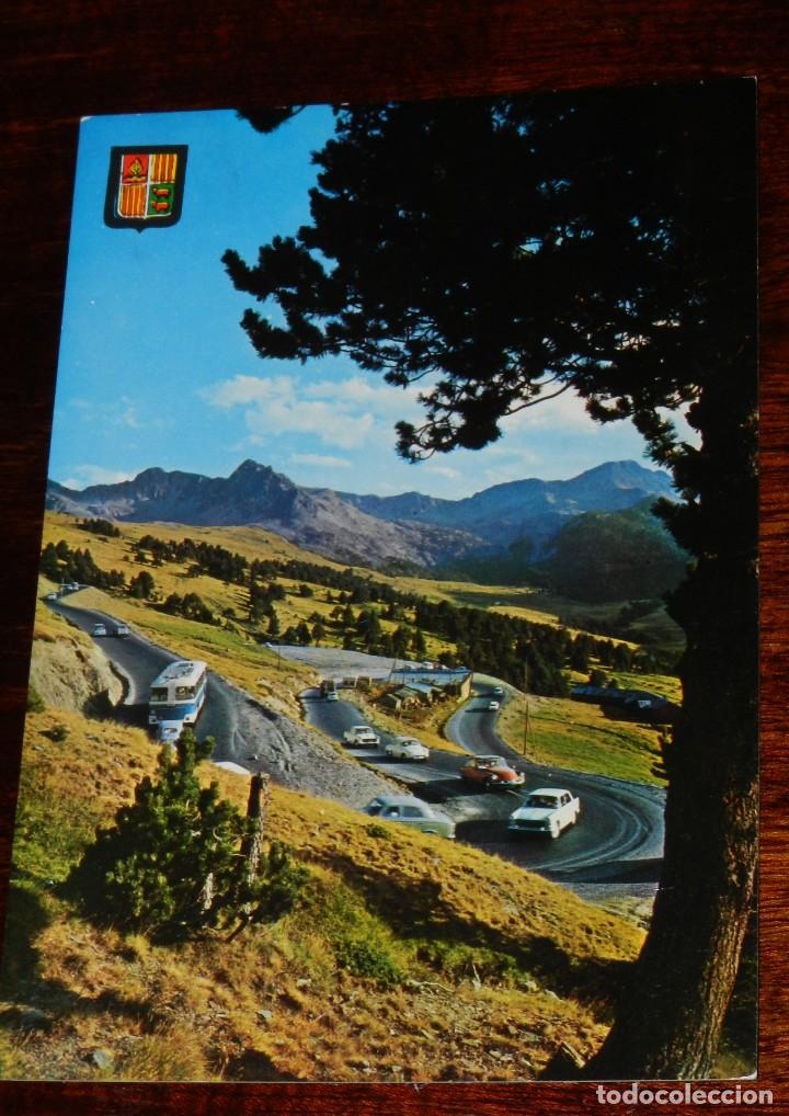 Postais: FOTO POSTAL DE LOS VALLS D&acute;ANDORRA, SUBIDA AL PUERTO DE ENVALIRA, ED. FISA, NO CIRCULADA.