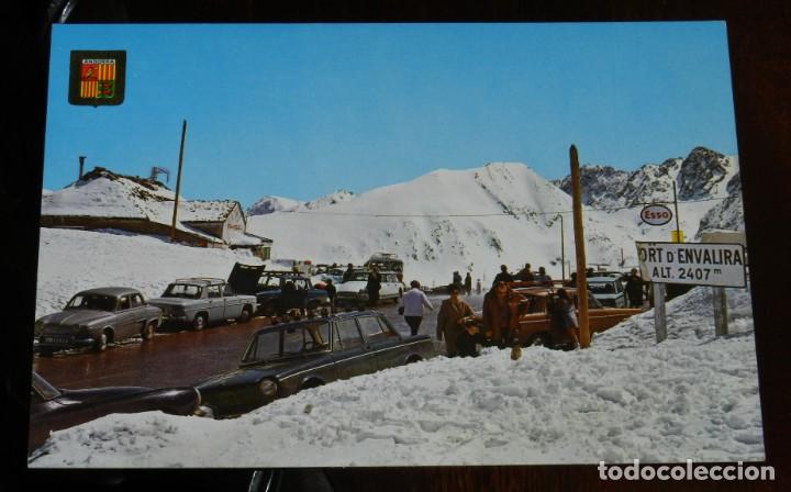 Postais: FOTO POSTAL DE LOS VALLS D&acute;ANDORRA, SUBIDA AL PUERTO DE ENVALIRA, ED. FISA, NO CIRCULADA.