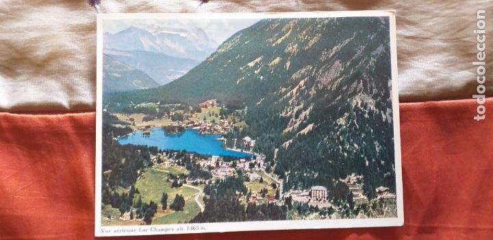 Postcards: FRANCIA-V53-6-NO ESCRITA-LAC CHAMPEX