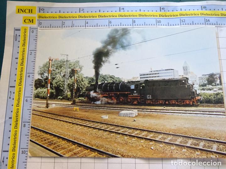 Cartes Postales: POSTAL DE TRENES FERROCARRILES. A&Ntilde;O 1977. ALEMANIA. DEUTSCHE BAHN. LOCOMOTORA VAPOR EN RHEINE. 2493