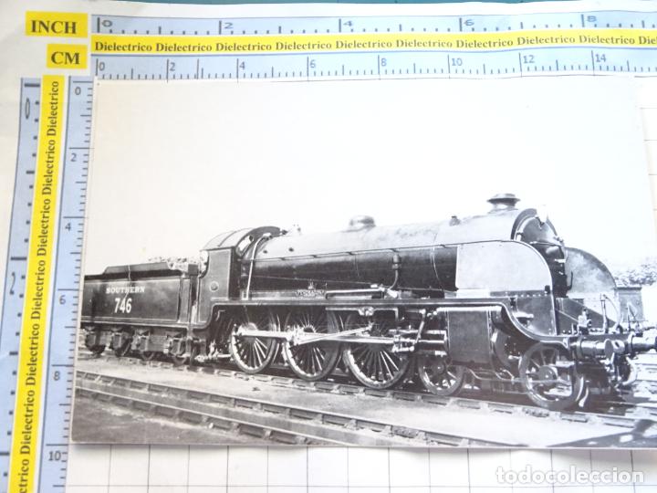 Postkarten: POSTAL DE TRENES FERROCARRILES. REINO UNIDO. SR LSWR 4-6-0 746 PENDRAGON LOCOMOTORA VAPOR. 2494