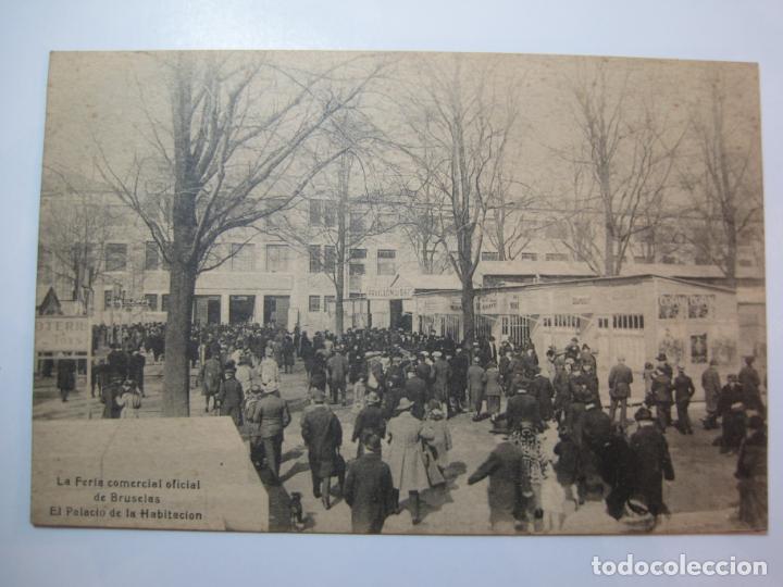 Postales: LA FERIA COMERCIAL OFICIAL DE BRUSELAS-EL PALACIO DE LA HABITACION-POSTAL ANTIGUA-(80.275)