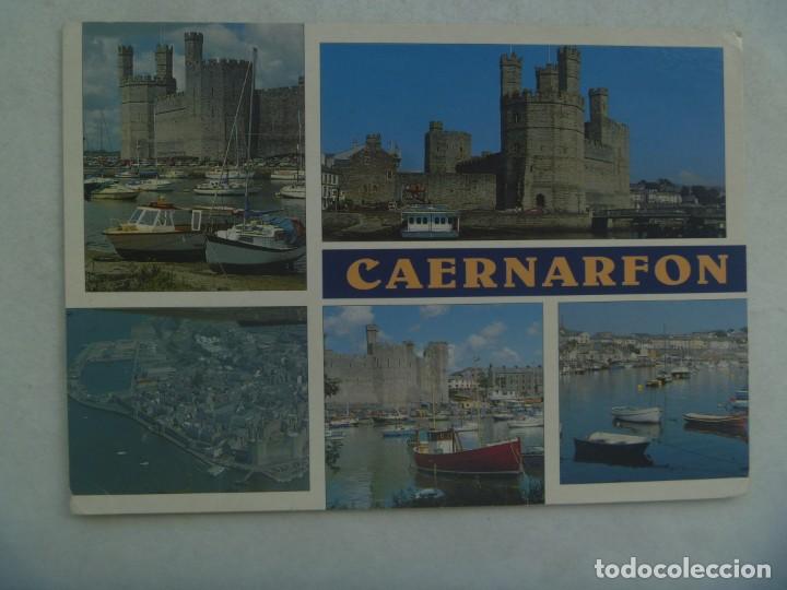 Postales: POSTAL DE CAERNARFON ( REINO UNIDO ). CIRCULADA AZUAGA , BADAJOZ