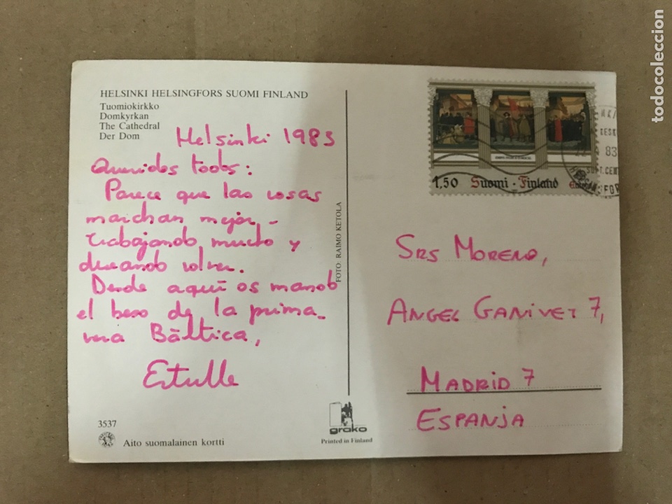 Postales: POSTAL HELSINKI - Foto 1
