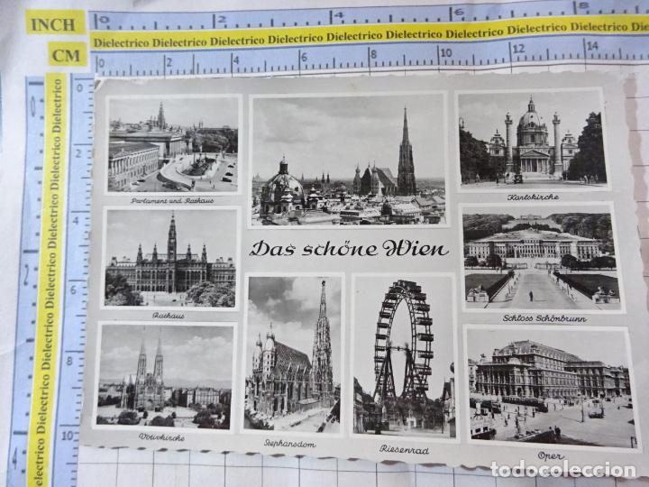 Postkarten: POSTAL DE AUSTRIA. NORIA PRATER, OPERA, CATEDRAL, PALACIO SCH&Ouml;NBRUNN. 925