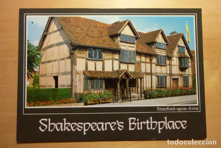 Postales: Tarjeta postal Stratford upo Avon Casa natal William Shakespeare's Birthplace Inglaterra John Hinde