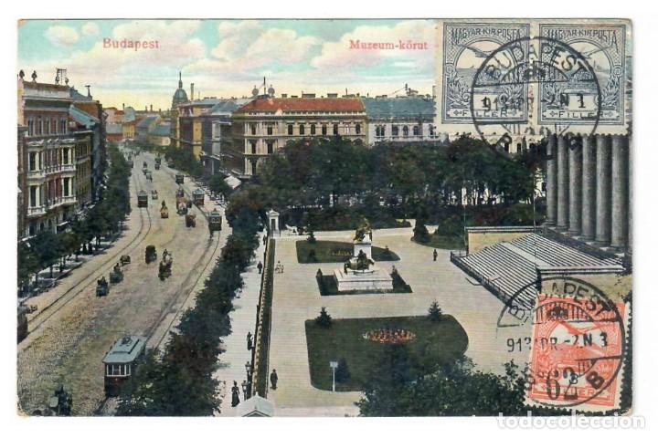 Postkarten: UNGARN &diams; BUDAPEST &diams; MUSEUMRING &diams; 1913