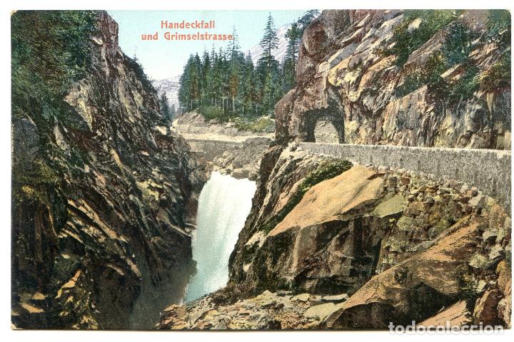 Postales: Suiza. Handeckfall und Grimselstrasse - Foto 1