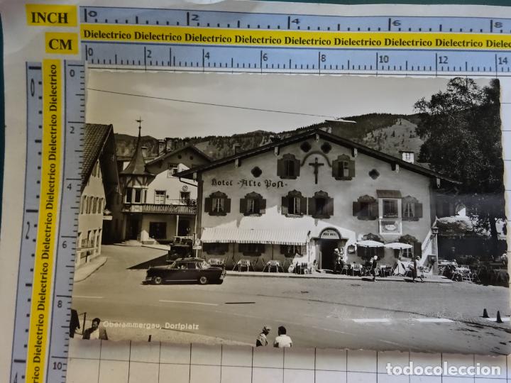 Postais: POSTAL DE ALEMANIA. OBERAMMERGAU DORFPLATZ HOTEL ALTE POST. 410