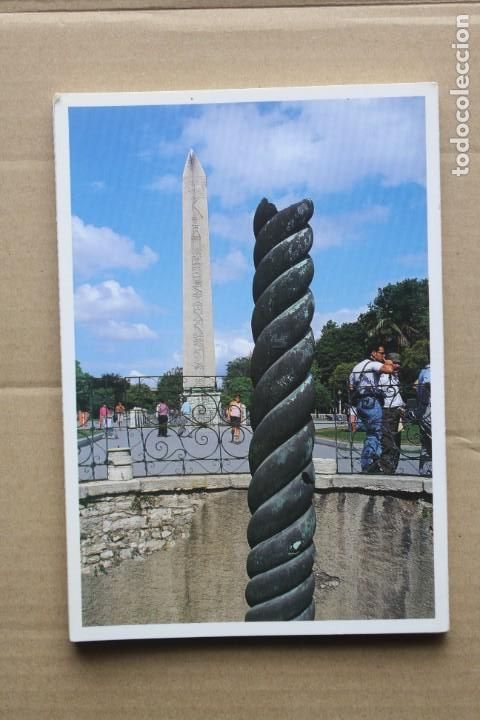 Postales: POSTAL OBELISCO DE TEODOSIO - ESTAMBUL - Foto 1