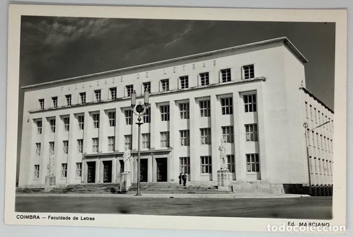 Postais: PORTUGAL. Coimbra, Faculdade de Letras. Ed. Marciano. Fotogr&aacute;fica. Sin circular.