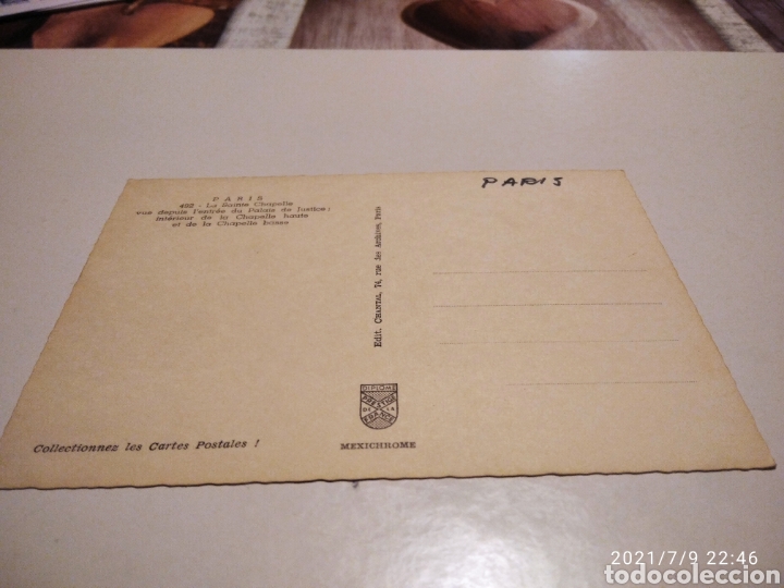 Postales: Postal Paris la Sainte Chapelle - Foto 2