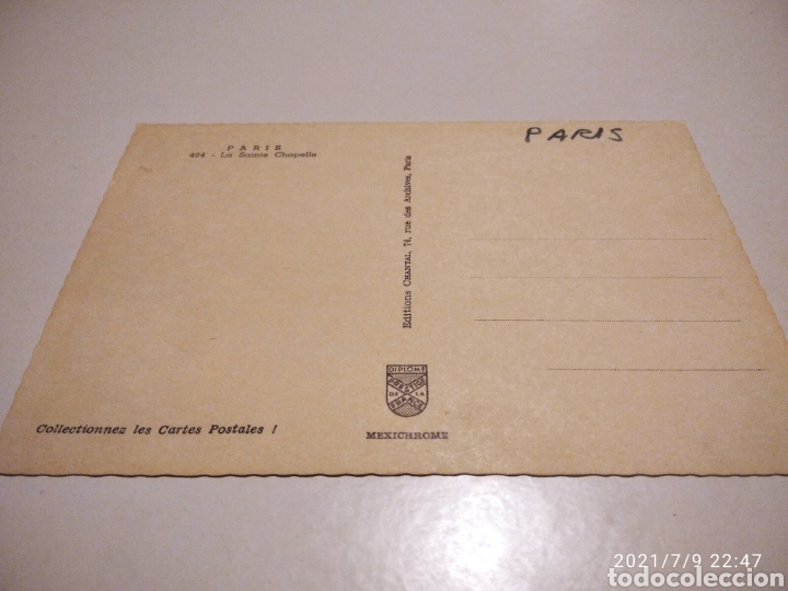 Postales: Postal Paris la Sainte Chapelle - Foto 2