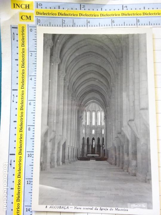 Cartes Postales: POSTAL DE PORTUGAL. ALCOBA&Ccedil;A NAVE CENTRAL DA IGREJA DO MONTEIRO. 1728