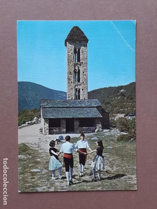 Cartoline: POSTAL 420 ESCUDO DE ORO. SANT MIQUEL D'ENGOLASTERS. VALLS D' ANDORRA. 1967. SIN CIRCULAR.