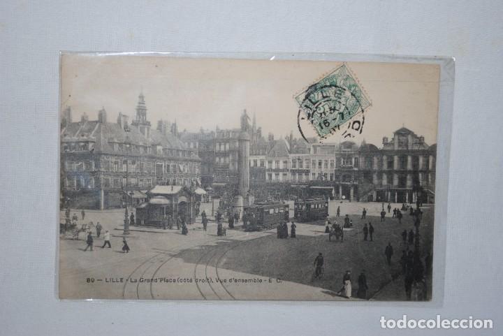 Postales: LILLE LA GRAN D PLACE . - Foto 1
