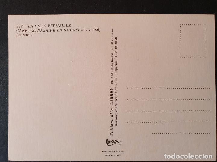 Postales: POSTAL CANET PLAGE (ORIGINAL SIN CIRCULAR) - Foto 2