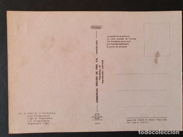 Postales: POSTAL ANDORRA (ORIGINAL SIN CIRCULAR) - Foto 2