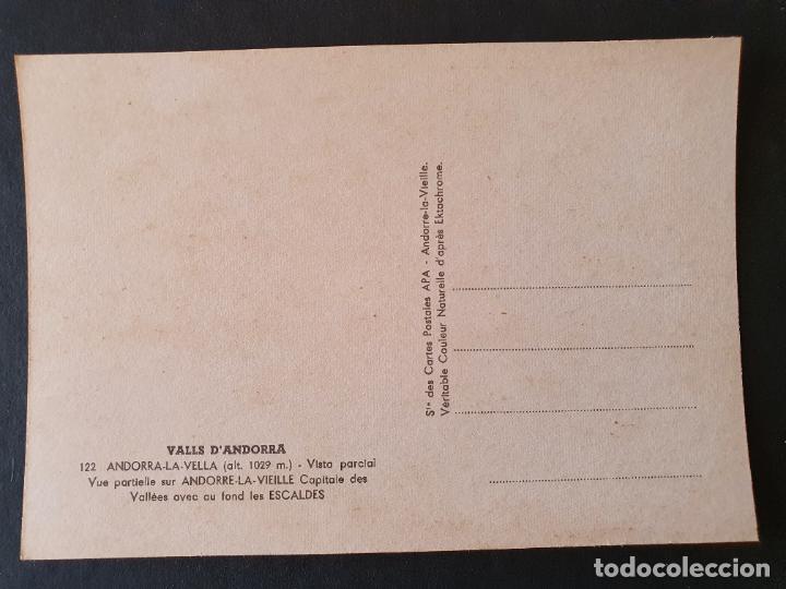 Postales: POSTAL ANDORRA (ORIGINAL SIN CIRCULAR) - Foto 2