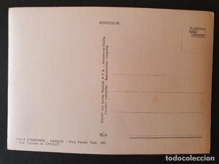 Postales: POSTAL ANDORRA (ORIGINAL SIN CIRCULAR) - Foto 2