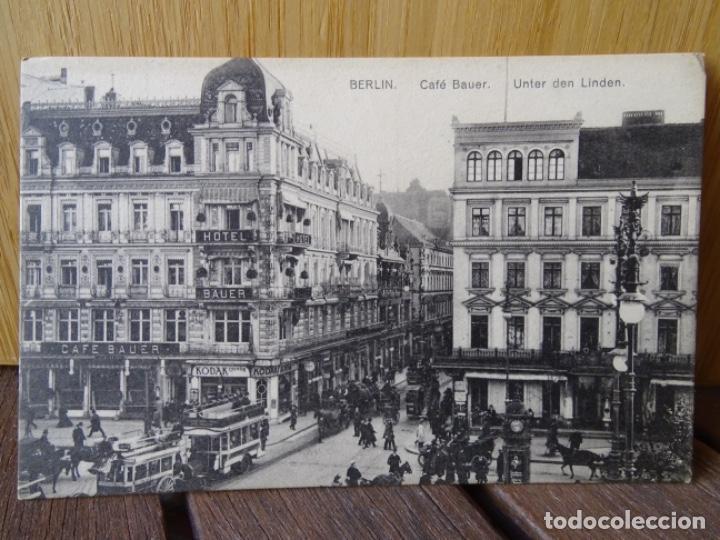 Postales: BERL&Iacute;N. CAF&Eacute; BAUER. - Foto 1