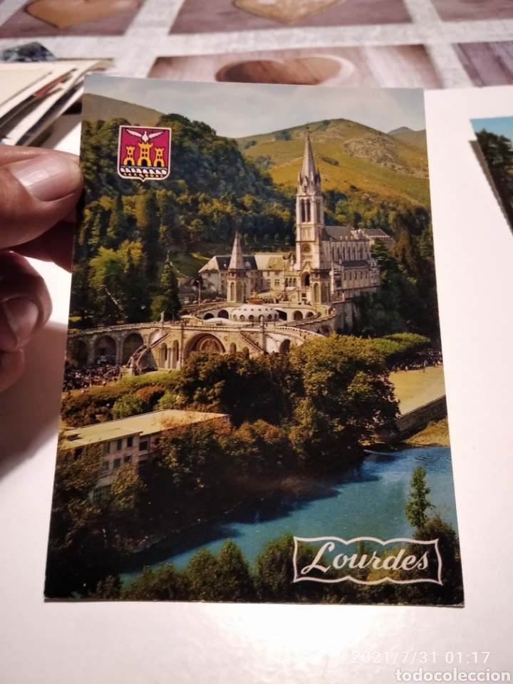Postales: Postal Lourdes Basilica - Foto 1